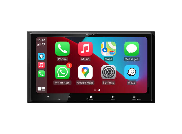 Kenwood DMX7525DABS DAB+, 6,8", Trådløs Carplay/Android Auto 
