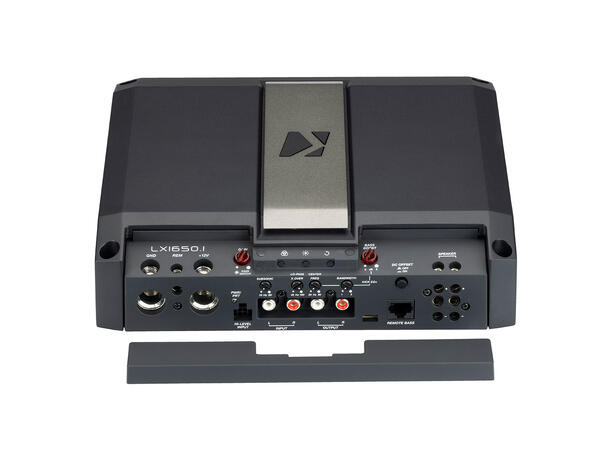 Kicker LX1650.1 monoforsterker 1 Ohm, 1650W RMS, LX-serien, bassremote 