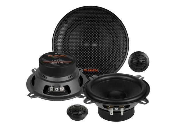 Musway MS5.2C komponentsett 5,25", 90W RMS, 3 Ohm 
