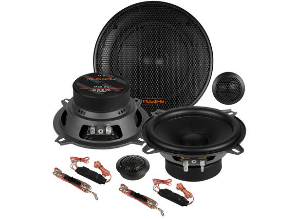 Musway MS5.2C komponentsett 5,25", 90W RMS, 3 Ohm 