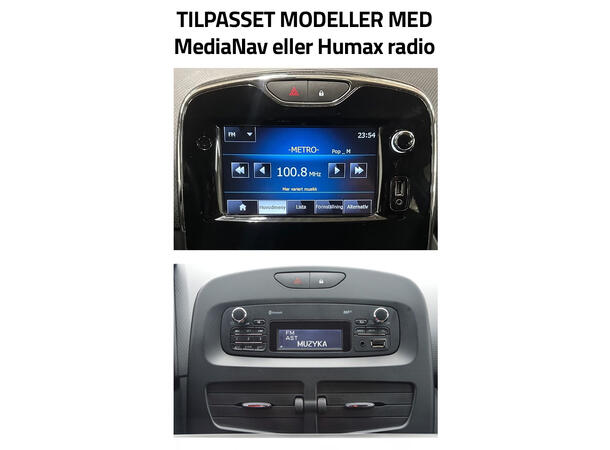 Pioneer Perfect Fit spiller til Renault Clio (2017-2019) m/Manuell AC 