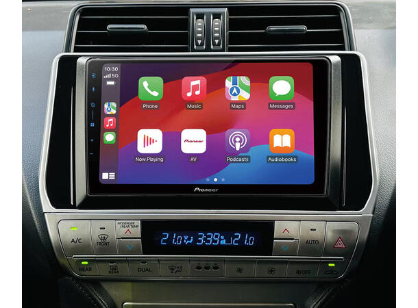 Pioneer Perfect Fit spiller til Toyota LC150 (2018-2020) m/360 kamerasystem 