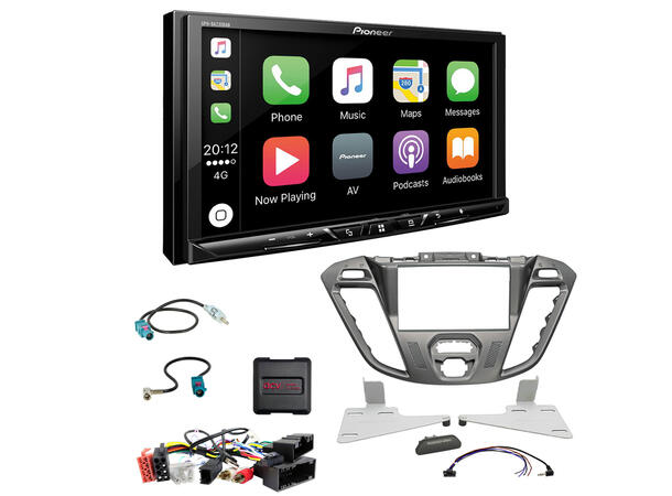 Pioneer SPH-DA230DAB Bilradiopakke Transit Custom (2017-2018) m/3.5" skjerm 