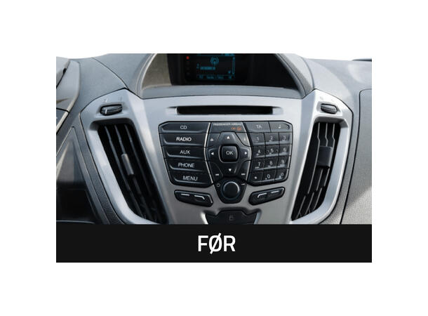 Pioneer SPH-DA77DAB Bilradiopakke Transit Custom (2017-2018) m/3.5" skjerm 