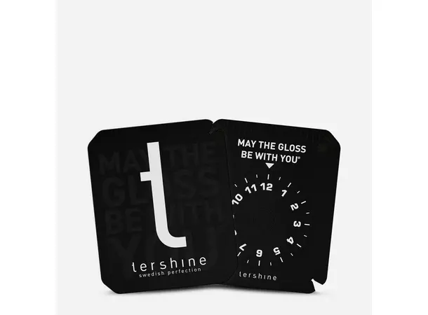 Tershine Isskrape & P-skive med Tershine logo 