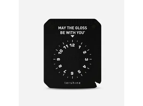 Tershine Isskrape & P-skive med Tershine logo 