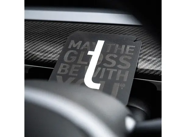 Tershine Isskrape & P-skive med Tershine logo 