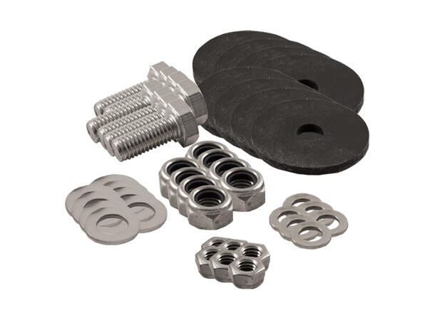 Varsellys monteringsplate Monteringsplate 23mm høy. Pris per par 