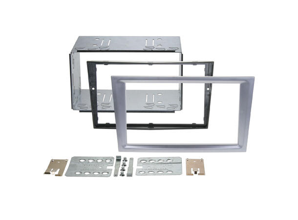 ACV 2-DIN monteringsramme - Matt krom Opel (2000-2010) 