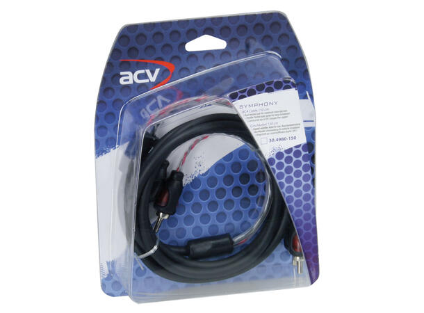 ACV RCA-kabel SYMPHONY Mid Line 1,5 Meter, Twisted, OFC 