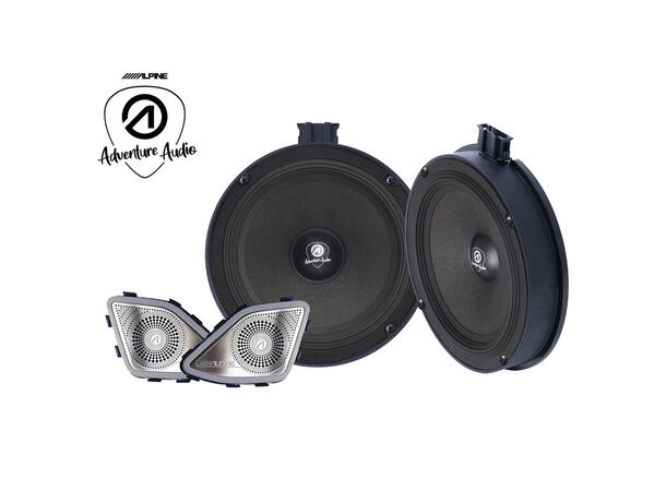 Alpine SPC-106T61-2 6,5" Høyttalersett. Høyttaleroppgradering for VW T6.1 