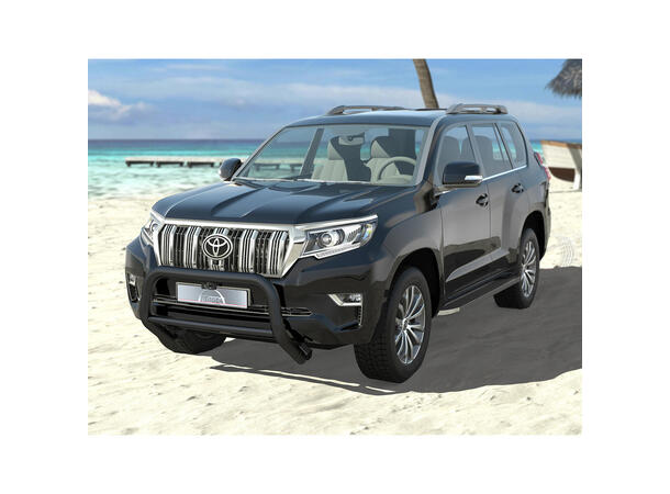 Antec EU Frontbøyle 76/51mm Sort Toyota Landcruiser 150 2018-2023 