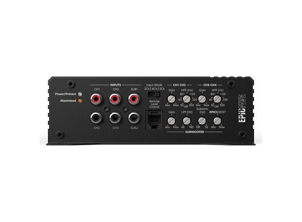 AudioControl EPICFIVE 5-kanalsforsterker 4x150W+700W RMS, EPIC-serien 