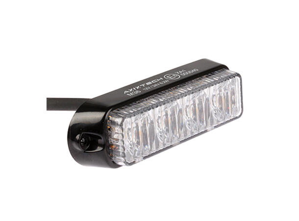 Axixtech Stealth LED M36 varsellys Oransje, 12/24V, ECE R65, ADR 
