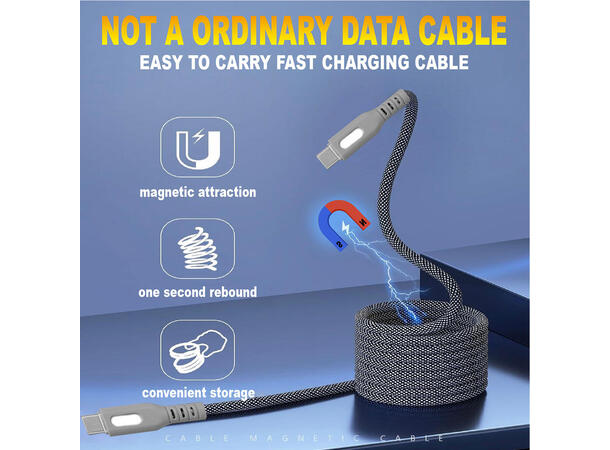 ConnectED Phone Kabel Type-C/Lightning 1 meter, USB Type-C til Lightning-kabel 