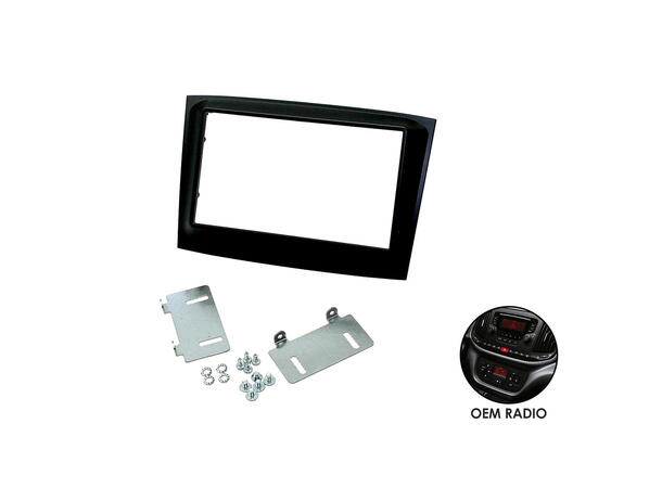 Connects2 2-DIN monteringsramme Fiat Doblo (2015-2022) 