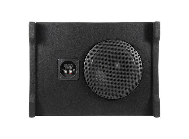 Crunch CRB200 8" downfire basskasse 8" i kasse, 200W RMS, 4 Ohm 
