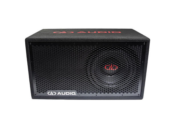 DD Audio LE-210.1a basskasse 10" i kasse, 350W RMS, 1 Ohm 