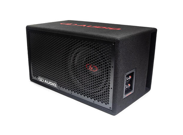 DD Audio LE-210.1a basskasse 10" i kasse, 350W RMS, 1 Ohm 