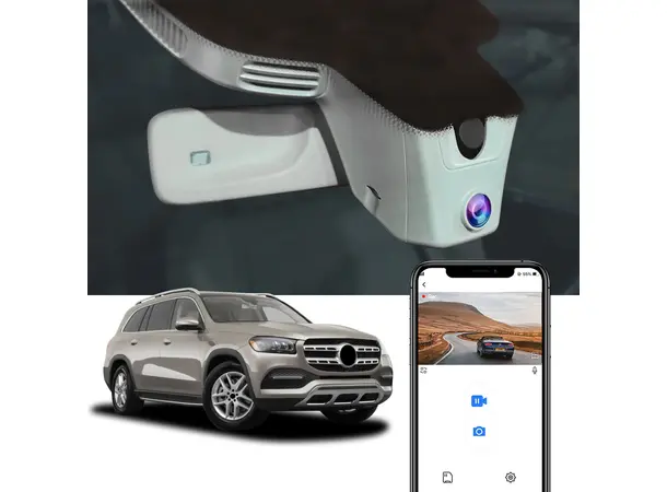 FITCAMX Integrert 4K Dashcam (foran+bak) MB GLE/GLS (2019 -->) "C" 