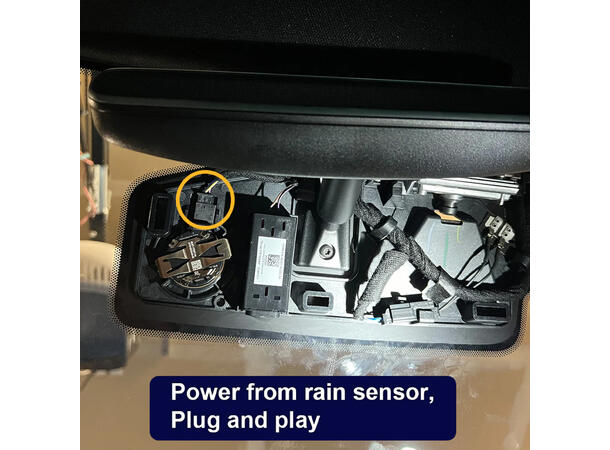 FITCAMX Integrert Plug & Play 4K Dashca Ford Mustang (2024 -->) 