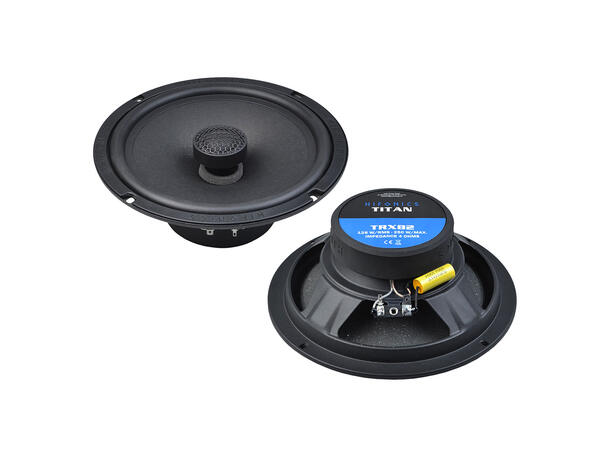 Hifonics TRX82 høyttalerpar 8", 125W RMS, 250W Maks, 4 Ohm 
