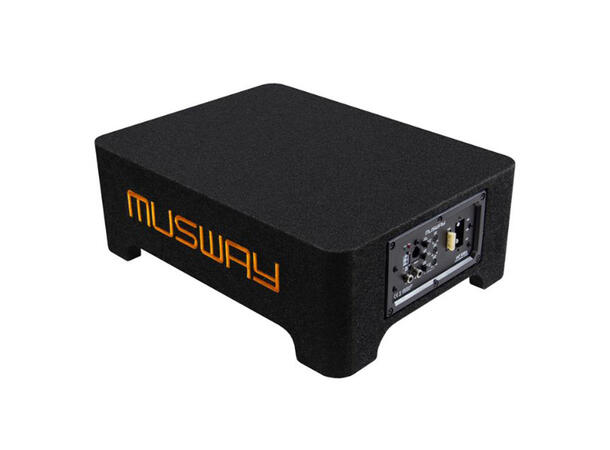 Musway MF110A 10" aktiv subwoofer 10" i kasse, 325W RMS, bassremote 