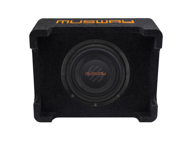 Musway MF110A 10" aktiv subwoofer 10" i kasse, 325W RMS, bassremote 