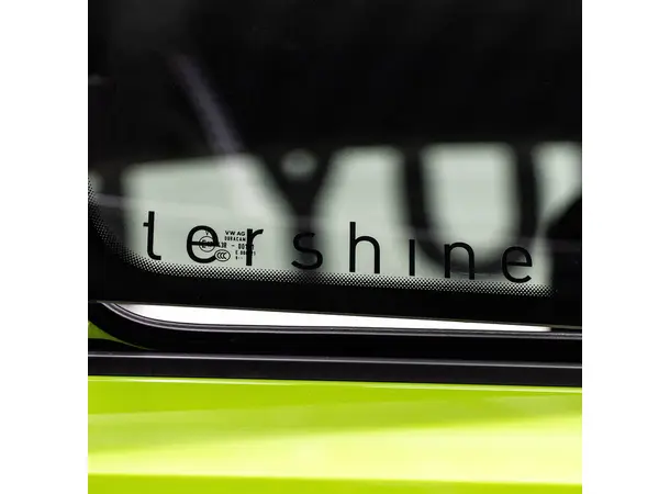 Tershine Utskåret dekal Tershine, Sort, 12cm 