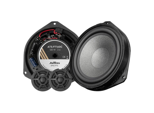 Axton ATS-FT160C 6,5" høyttalersett Spesialtilpasset Fiat Ducato 