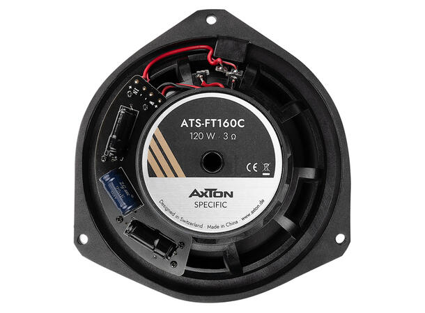 Axton ATS-FT160C 6,5" høyttalersett Spesialtilpasset Fiat Ducato 