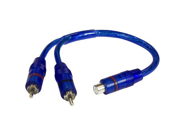 CRUNCH CRY RCA Y-ledd 1 hun->2 han, dobbelskjermet, flettet 