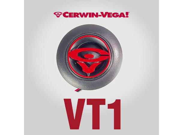 Cerwin Vega VT1 diskantpar 1", 60W RMS,VEGA-serie, 2025 Edition 