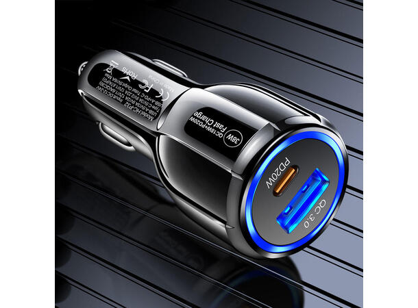 ConnectED Phone billader 48W, både USB og Type-C 