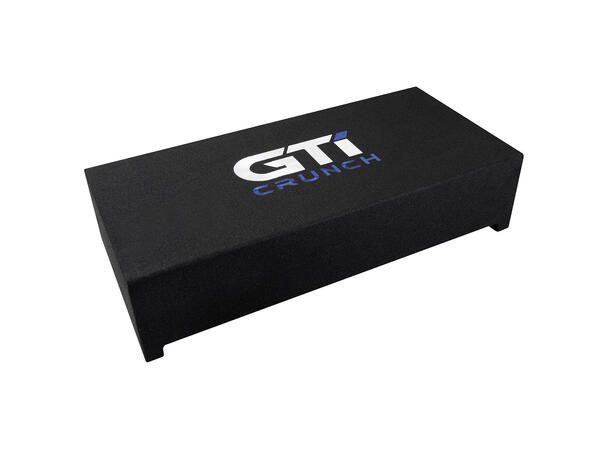 Crunch GTi250S 2x10" downfire basskasse 10" i kasse, 250W RMS, 4 Ohm 