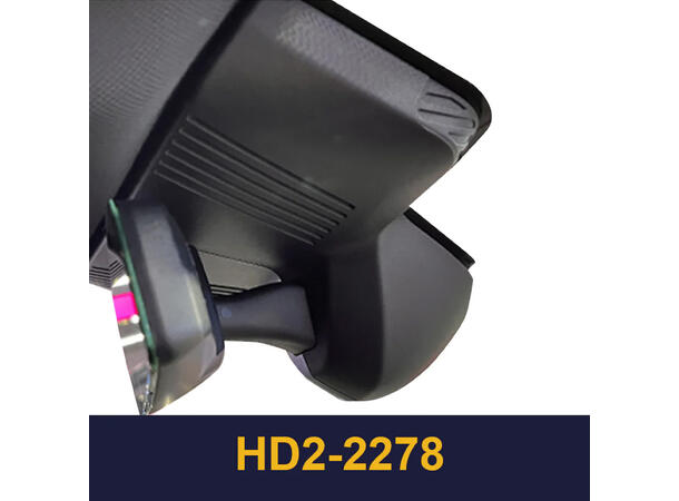 FITCAMX Integrert 4K Dashcam (foran+bak) Mini (2025 -->) "2278" 