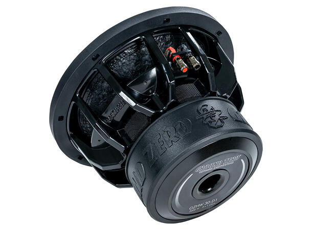 Ground Zero GZHW 30-D2 12" subwoofer 1500W, 3000W SPL, 2x2 Ohm, KLIPPEL 