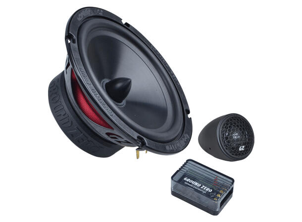 Ground Zero GZRC 165.2SQX-IV komponen 6.5", 120W RMS, Radioactive-serie 
