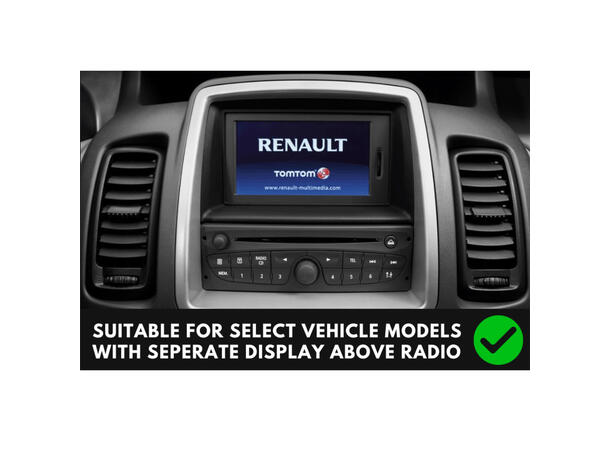 InCarTec Multifunksjonsadapter Renault (2001-2019) m/separat display 