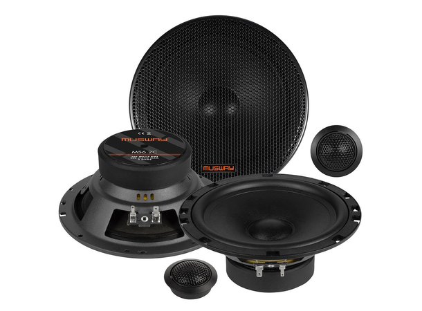 Musway MS6.2C komponentsett 6,5", 100W RMS, 3 Ohm 