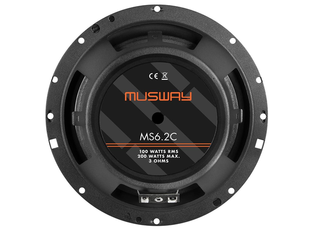 Musway MS6.2C komponentsett 6,5", 100W RMS, 3 Ohm 