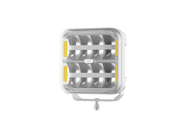 OZZ SQR 7" LED fjernlys, Arctic Edition 7", 8000 Lumen, pos.lys, varsellys 