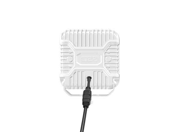 OZZ SQR 7" LED fjernlys, Arctic Edition 7", 8000 Lumen, pos.lys, varsellys 
