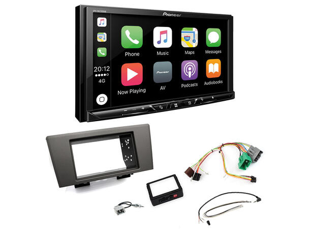 Pioneer SPH-DA230DAB Bilradiopakke Volvo S60/V70/XC70 (2001-2005) Grå 
