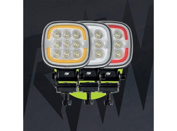 RAWlights TRIO LED arbeids-/poslys 102mm, 4032 Lumen, 45W, per stk 