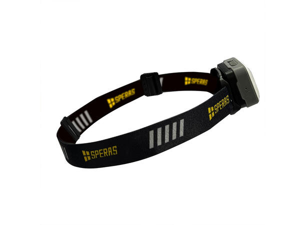 SPERAS B8 hodelykt 700lm, 70 meter kastelengde 