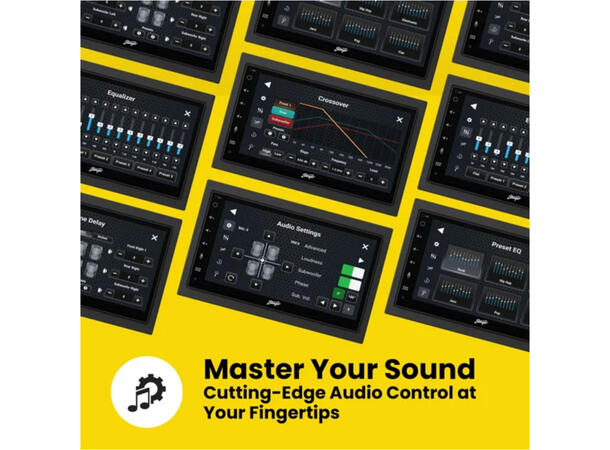 Stinger iE268E DAB+, BT, Trådløs Carplay & Android Auto 