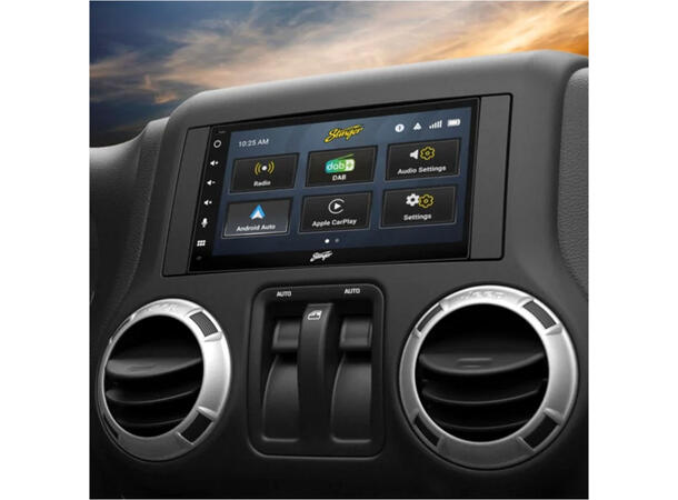 Stinger iE268E DAB+, BT, Trådløs Carplay & Android Auto 