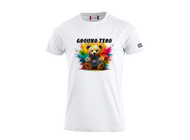 T-skjorte 3XL Hvit GZ Teddybear 1, Herre 