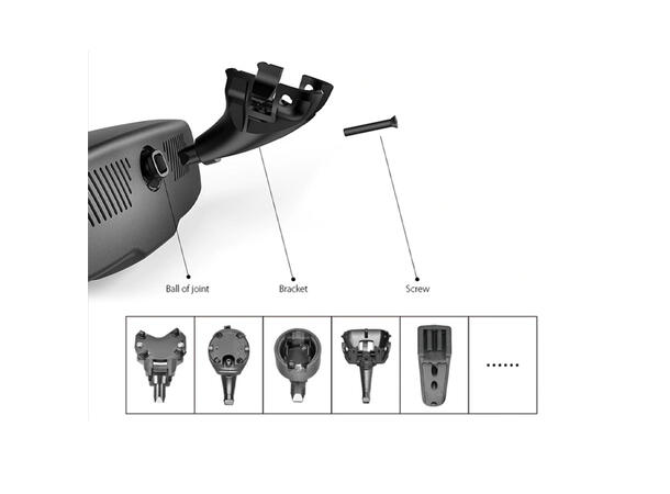 ACV Speilmonitorbrakett - Smart Til bruk sammen ACV speilmonitor 